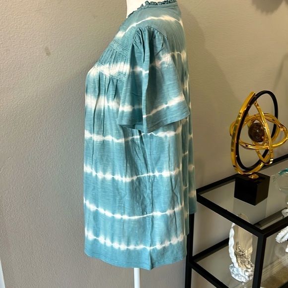 Gloria Vanderbilt Arctic Tie Dye Henley size M - Picture 3 of 12